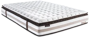 Luxury Pillow Top Mattress PNG Image