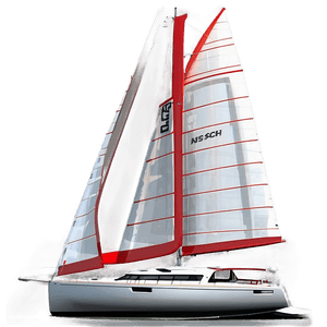 Luxury Sailboat at Sunset PNG rer69 PNG