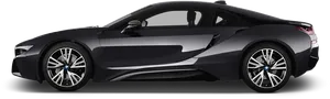 Luxury Sports Car Side View PNG Image