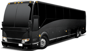 Luxury Tour Bus Exterior PNG image with transparent background