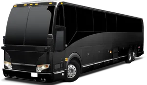 Luxury Tour Bus Exterior PNG Image