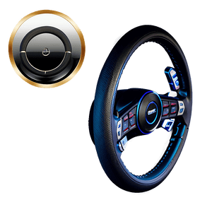 Luxury Vehicle Steering Wheel PNG 05252024 PNG image with transparent background