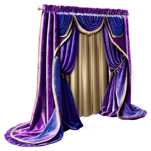Luxury Velvet Curtain PNG iba18 PNG