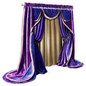 Luxury Velvet Curtain Png Iba18 PNG Image
