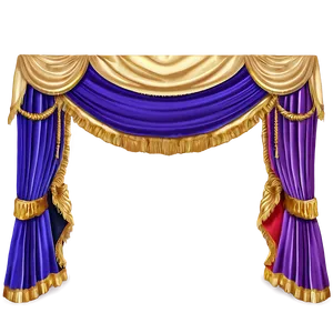 Luxury Velvet Curtain Png Wry PNG Image