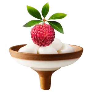 Lychee Dessert Topping Png Dfy47 PNG Image