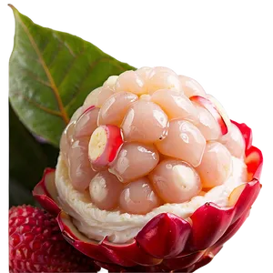 Lychee Dessert Topping Png Tdq PNG Image