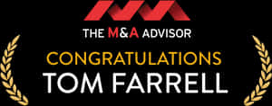 M A Advisor Congratulations Tom Farrell PNG image with transparent background