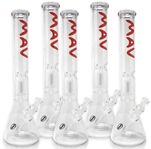 M A V Glass Bongs Row PNG Image