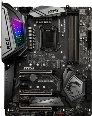 M S I M E G Z390 A C E Motherboard PNG Image