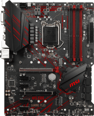 Msi Mpg Z390 Gaming Plus Motherboard, HD Png Download PNG image with transparent background