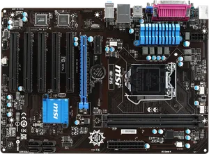 M S I Motherboard Top View PNG Image