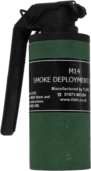 M14 Smoke Grenade T L S F X PNG Image