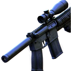 M16 Rifle Aim Png Wfh PNG Image