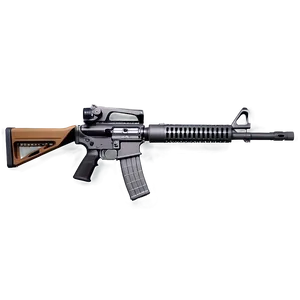 M16 Rifle Flat Design Png Wqy70 PNG Image