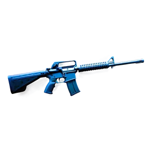 M16 Rifle On White Background Png 56 PNG Image