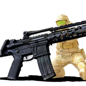 M16 Rifle Shooting Stance Png 06132024 PNG Image