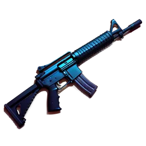 M16 Rifle Silhouette Black Png Ftq38 PNG Image