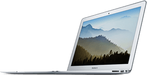 Mac Book Air Side View PNG image with transparent background