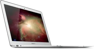 Mac Book Air Side View PNG Image