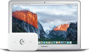 Mac Book Airand Wi Fi Device PNG image with transparent background