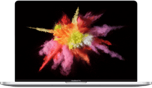 Mac Book Pro Colorful Display PNG image with transparent background