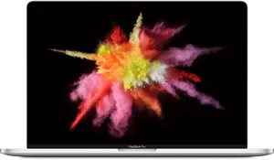 Mac Book Pro Colorful Display PNG Image