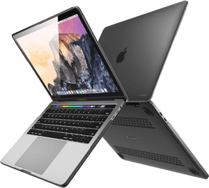 Mac Book Pro Openand Closed View PNG image with transparent background