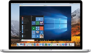 Mac Book Pro Running Windows10 PNG Image