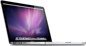 Mac Book Pro Side View PNG image with transparent background