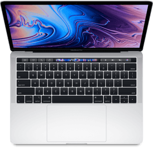 Mac Book Pro Top View Open PNG image with transparent background