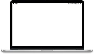 Mac Book Prowith Finder Open PNG Image