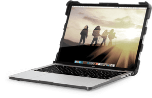 Mac Bookwith Adventure Wallpaper PNG image with transparent background