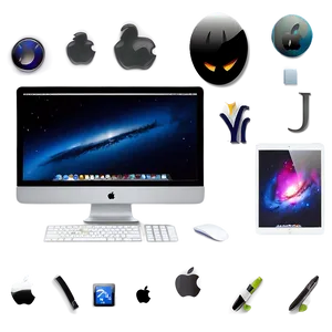 Mac Desktop Setup Png 06272024 PNG Image