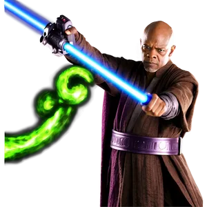 Mace Windu Movie Scene Png Rkx PNG Image