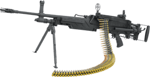 Machine Gun Png, Transparent Png PNG with transparent background