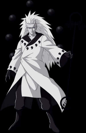 Madara Uchiha Anime Character PNG image with transparent background