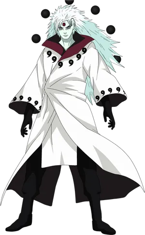 Madara Uchiha Anime Character PNG Image