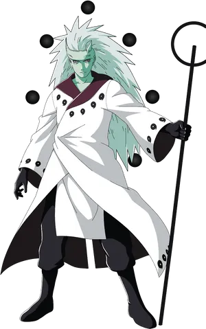 Madara Uchiha Anime Character PNG Image