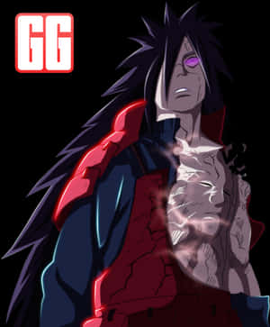 Madara Uchiha Anime Character PNG image with transparent background