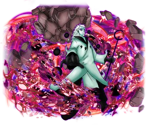 Madara Uchiha Power Surge PNG Image