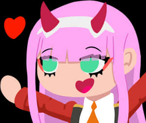Made Some Zero Two Emotes For My Discord Server - Zero Two Emote Discord PNG image with transparent background