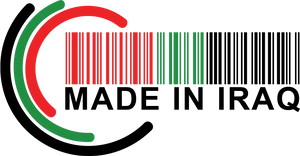 Madein Iraq Barcode Design PNG Image