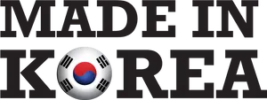 Madein Korea Label PNG Image