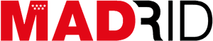 Madrid City Logo Red PNG image with transparent background