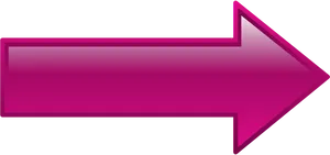 Magenta Directional Arrow PNG Image