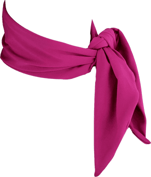 Magenta Scarf Knotted PNG