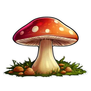 Magic Mushroom Cartoon Png Osp PNG Image