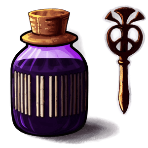 Magic Potion Bottle PNG hjj52 PNG image with transparent background