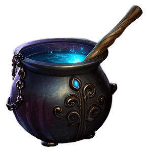 Magic Potion Cauldron PNG 05242024 PNG image with transparent background